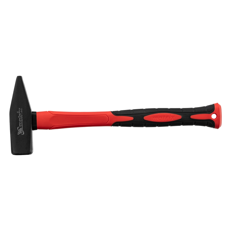 Молоток слесарный optimal, 1000 г, фибергласовая обрезиненная рукоятка, квадратный боек Matrix (10383)