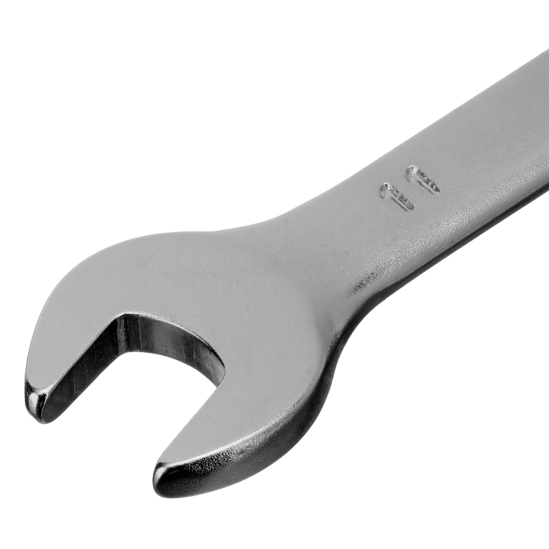 Ключ комбинированный, 11 мм, CrV, матовый хром Stels (15207)