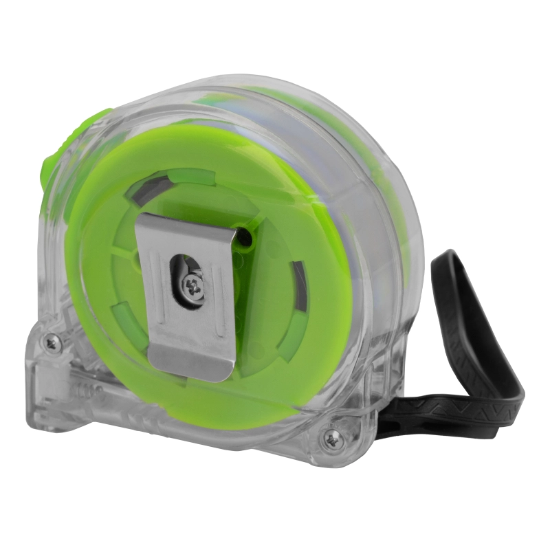 Рулетка Кварц,прозрачный корпус,амортизатор,7,5 м х 25 мм Сибртех (32523)