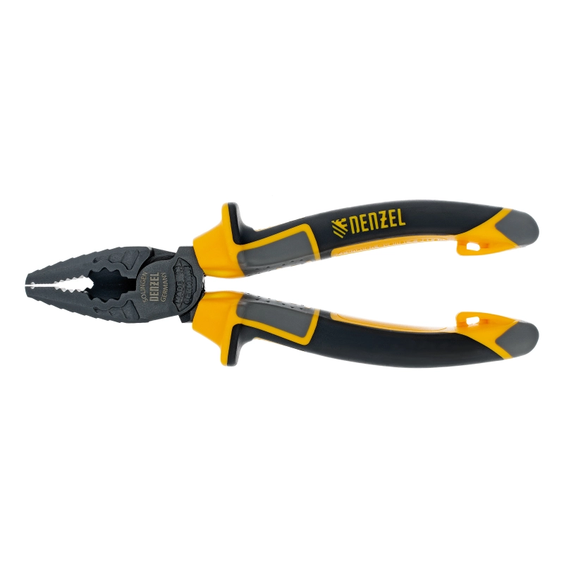 Плоскогубцы комбинированные 165 мм, трехкомпонентные рукоятки Denzel (17080)