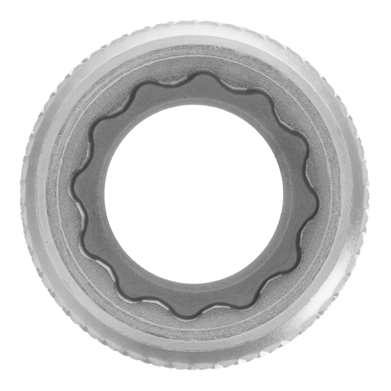 Головка торцевая, 13 мм, двенадцатигранная, CrV, под квадрат 1/2, хромированная Stels (13657)