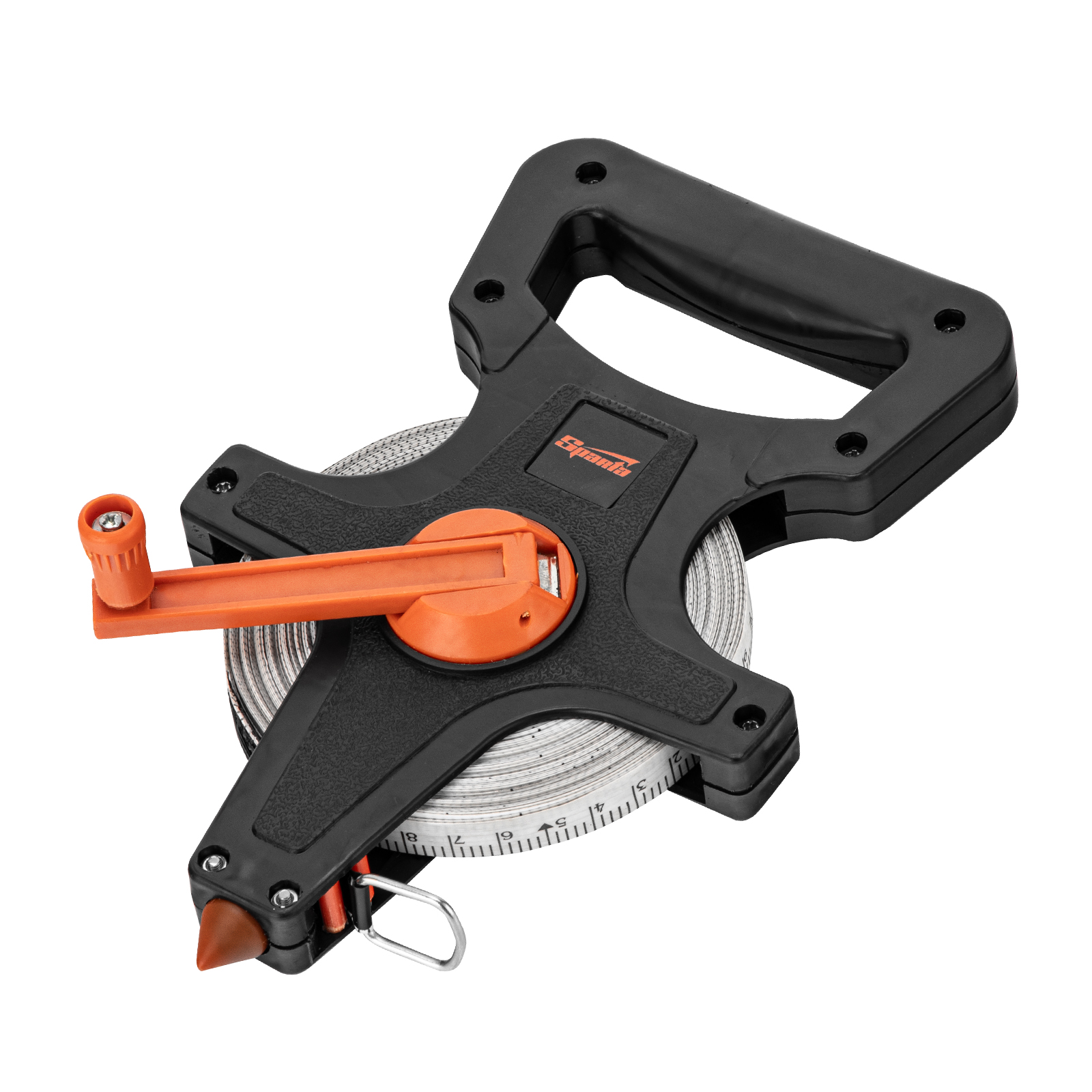 Рулетка геодезическая, 30 м х 12,5 мм, лента ПВХ, открытый корпус Sparta (314355)