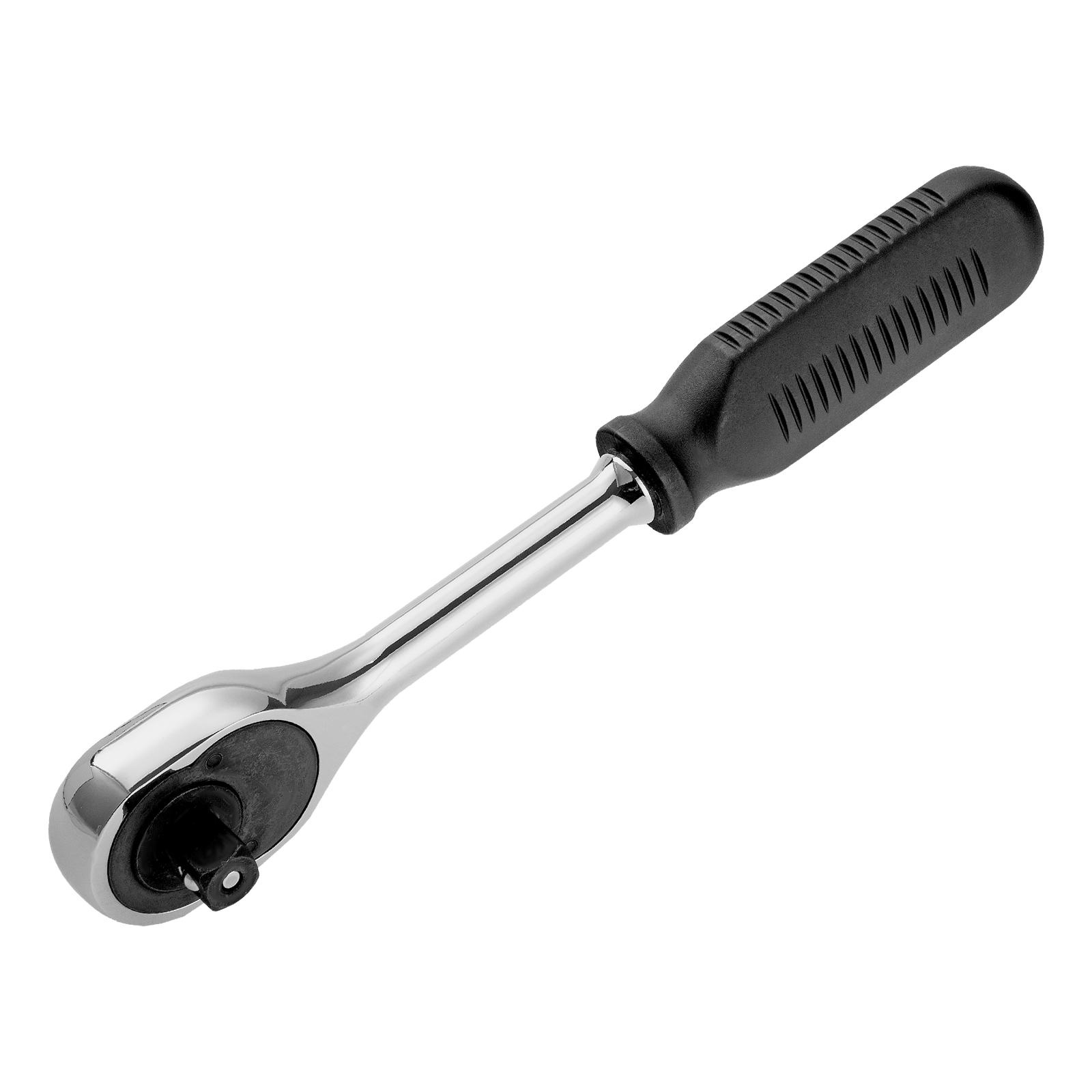 Ключ-трещотка 1/2", 45 зубьев, с быстрым сбросом, CrV, хром Сибртех (14004)