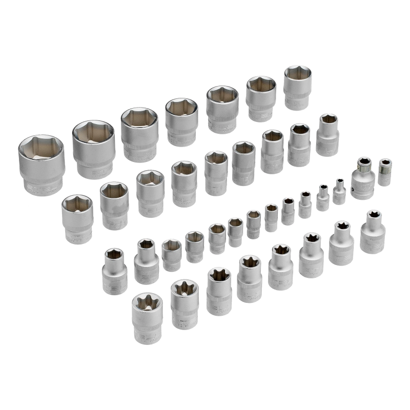 Набор инструментов, 1/4", 1/2", Cr-V, S2, усиленный кейс, 119 предметов Stels (14112)