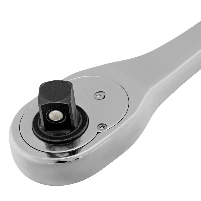 Ключ-трещотка 1/2", CrV, 90 зубьев, усиленный, хром Gross (14055)
