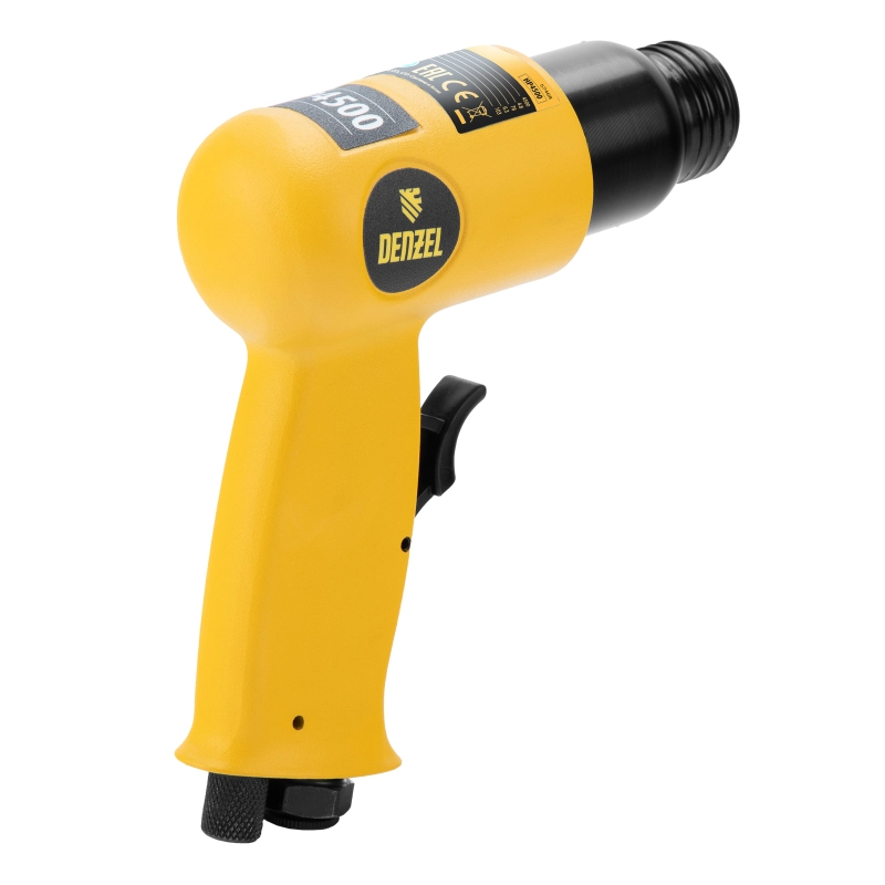 Пневматический молоток НР4500 + набор насадок, 113 л/мин, 4500 уд/мин Denzel (57468)