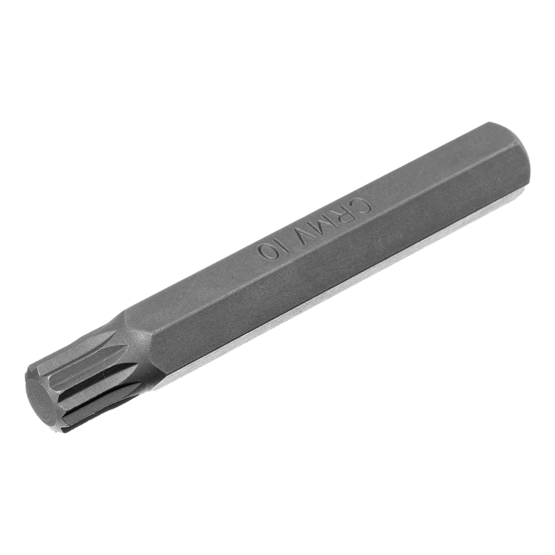 Набор бит SPLINE, шестигранный хвостовик 1/2'', CrV, 10 мм, 11 предметов Stels (11312)