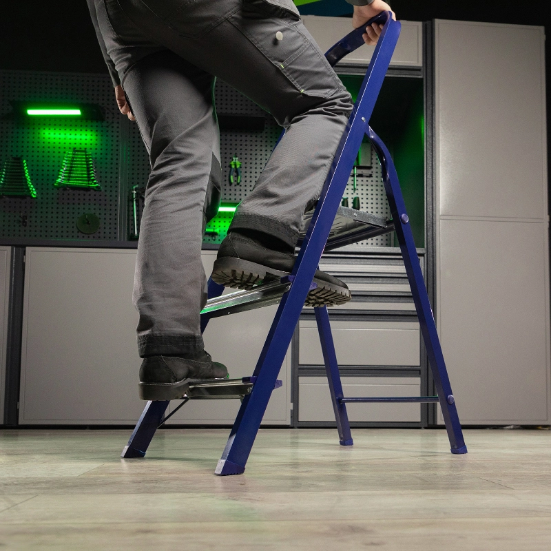 Стремянка, 3 ступени, стальная, Сибртех (97843)