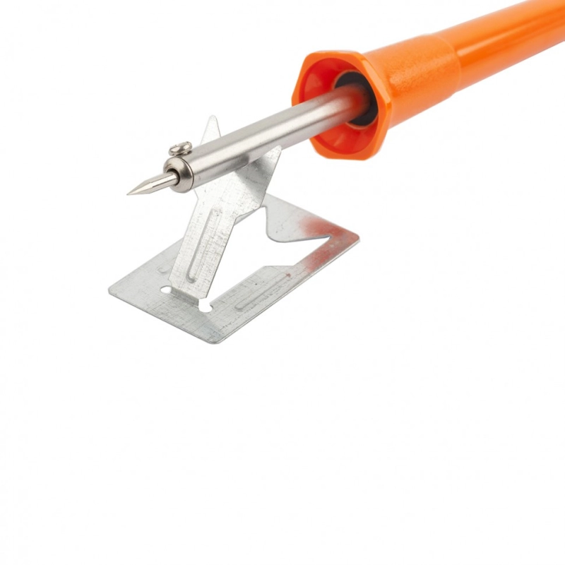 Набор для пайки, 5 предметов: паяльник 30 Вт, 220 В, подставка, жало, паста, припой Sparta (913245)