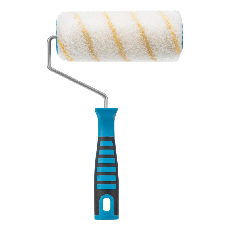 Валик для внутренних работ синтетический, с двухком.ручкой, 180 мм, ворс 12 мм, D 48 мм, D ручки 6 мм, полиакрил Matrix (80659)