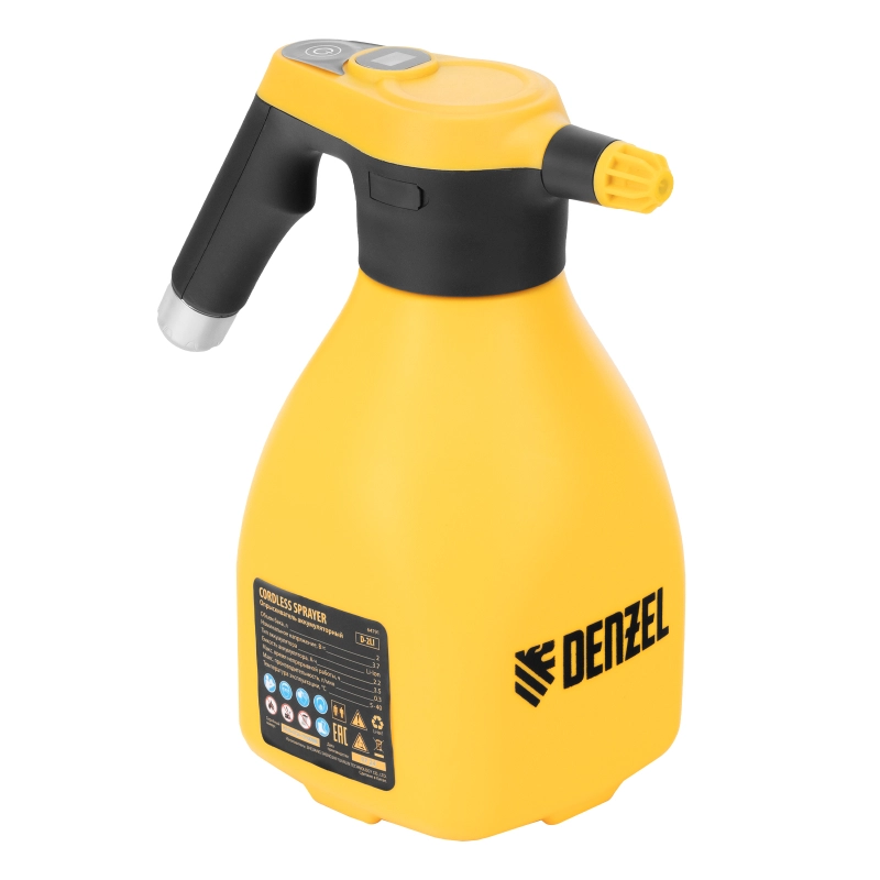 Опрыскиватель аккумуляторный D-2LI, 2 л, 3,7 В, 2,2 Ач Denzel (64791)