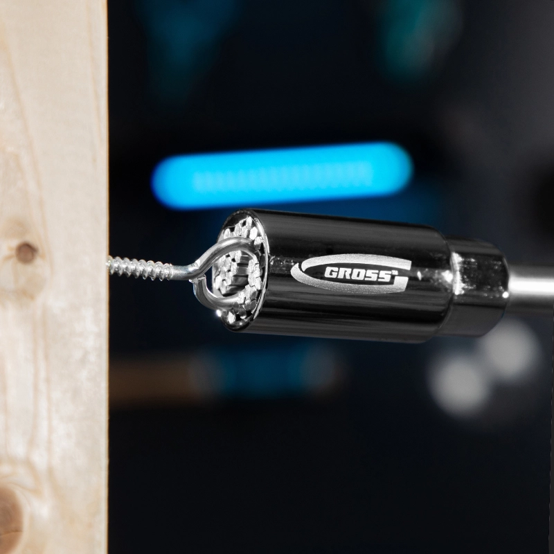 Головка торцевая многоразмерная, CrV, 6-21 мм, под квадрат 3/8, CrV, хромированная Gross (13191)