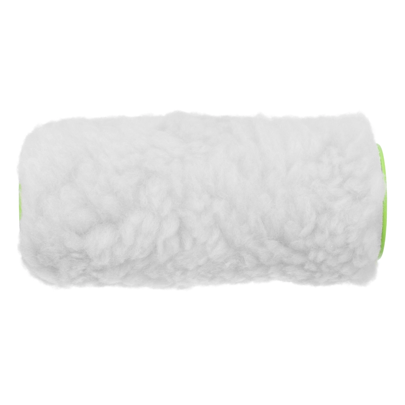 Валик сменный с натуральным мехом, 150 мм, ворс 12 мм, D 48 мм, D ручки 6 мм, Сибртех (80127)