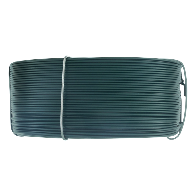 Проволока с ПВХ покрытием, зеленая 1.2 мм, длина 50 м Сибртех (47771)