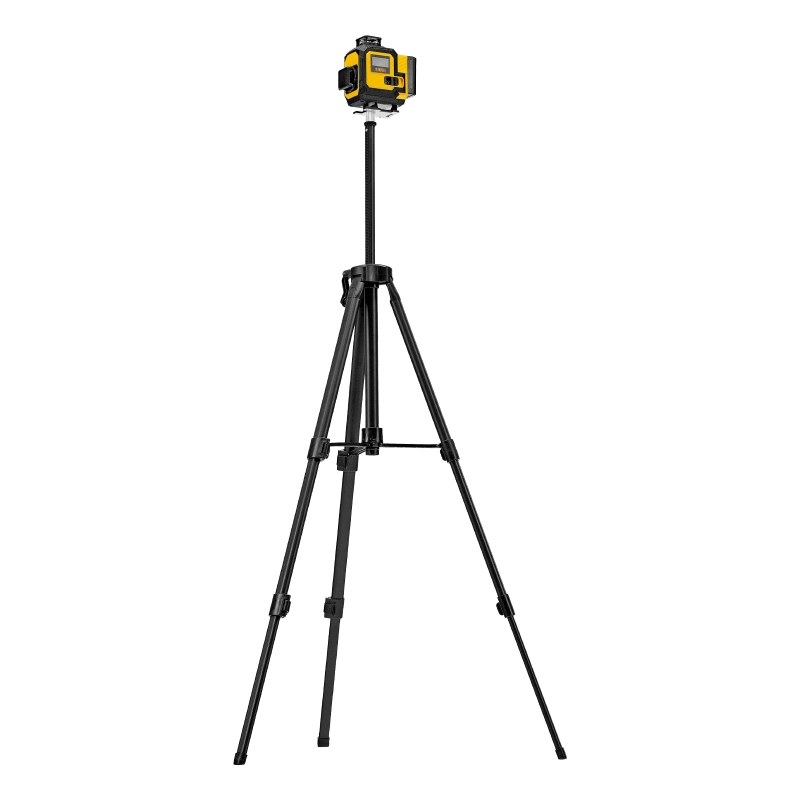 Лазерный уровень мультипризменный DLV 360-4T, 30 м, зеленый луч, Li-Ion 2,4 Aч, штатив Denzel (350815)