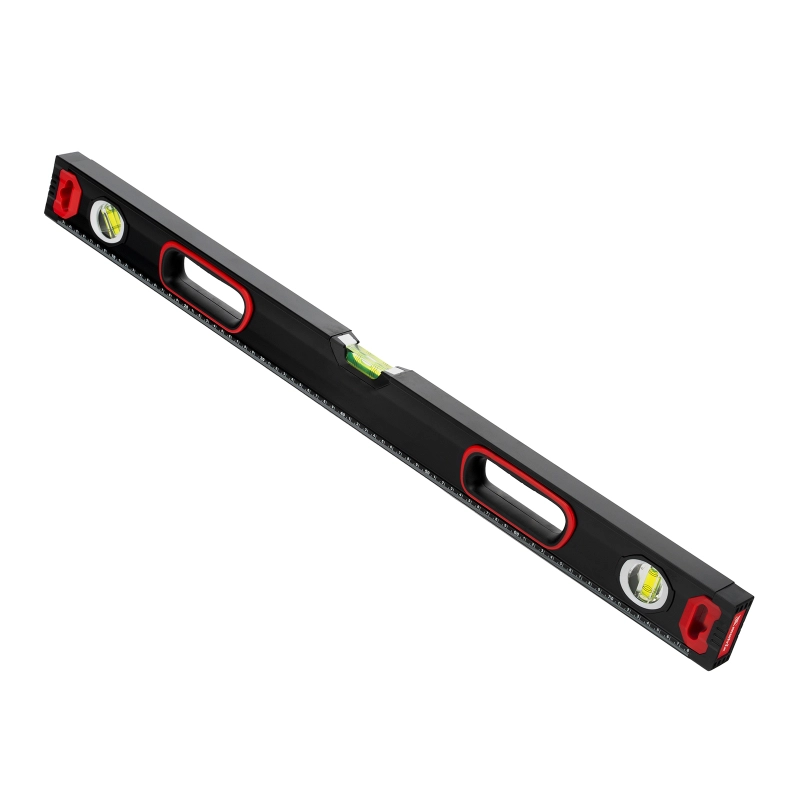 Уровень алюминиевый, усиленный, фрезерованный, 3 глазка, двухкомпонентные рукоятки, 800 мм Matrix (34362)