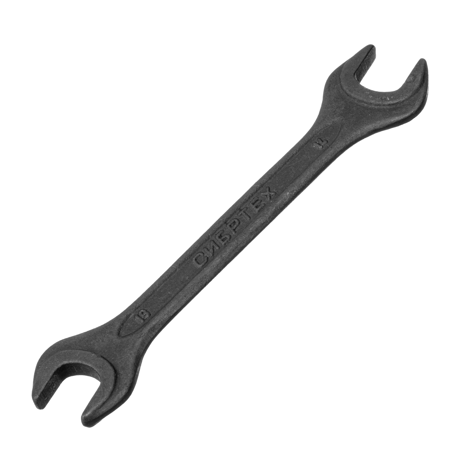 Ключ рожковый,13 х 14 мм, CrV, фосфатированный Сибртех (14325)