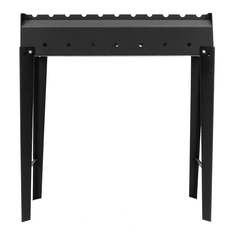 Мангал сварной, 605 х 375 х 138/640 мм, сталь 2 мм, Camping Palisad (69668)