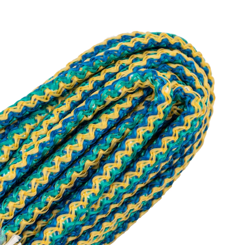 Шнур вязаный полипропиленовый с серд."Радуга", 6 мм, L 20 м, Сибртех (93954)