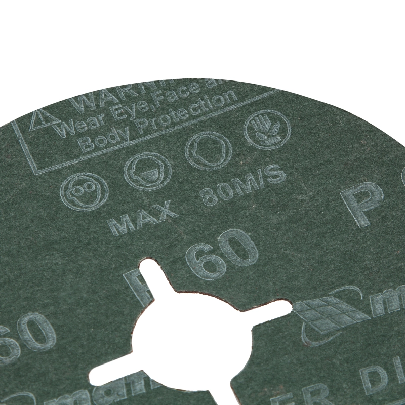 Круги фибровые 5 шт, Р 60, 125 х 22 mm Matrix (73909)