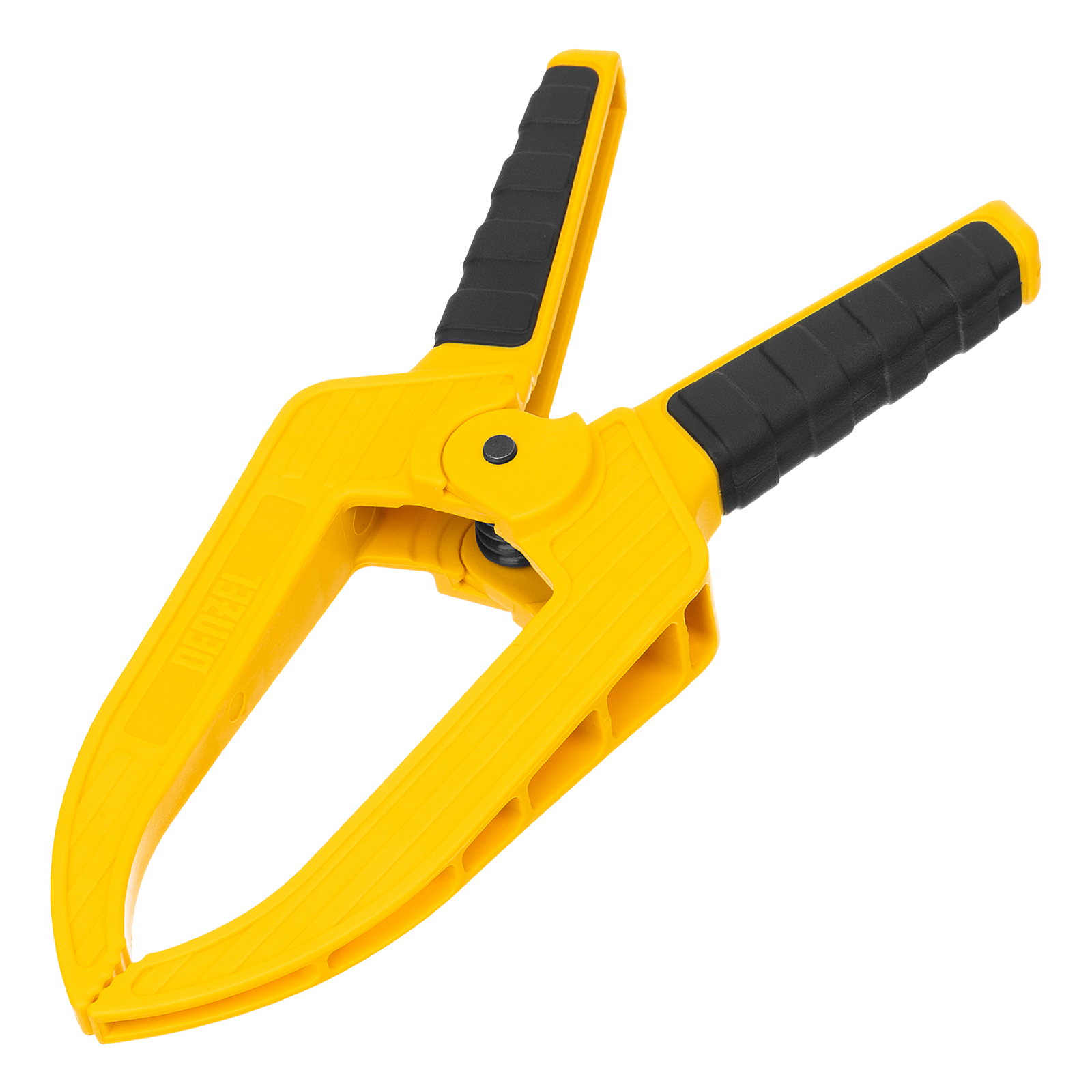 Струбцина клещеобразная, удлиненная 75 х 110 мм двухкомпонентные рукоятки Denzel (20790)