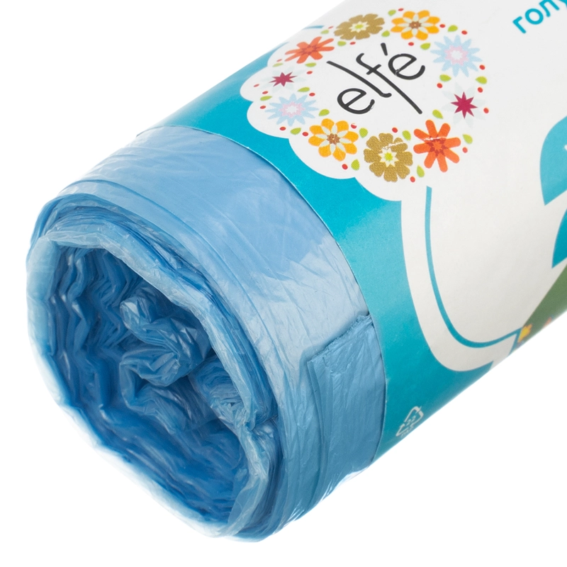 Пакеты для мусора 30 л х 30 шт, голубые, Elfe (92704)