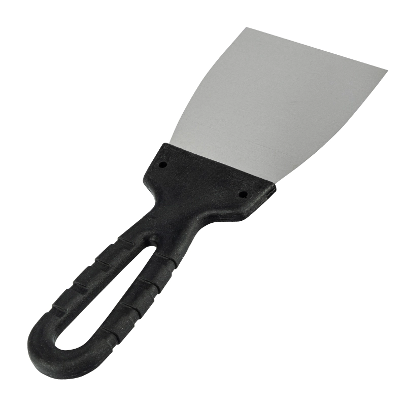 Шпательная лопатка из нержавеющей стали, 80 мм, пластмассовая ручка Sparta (85134)