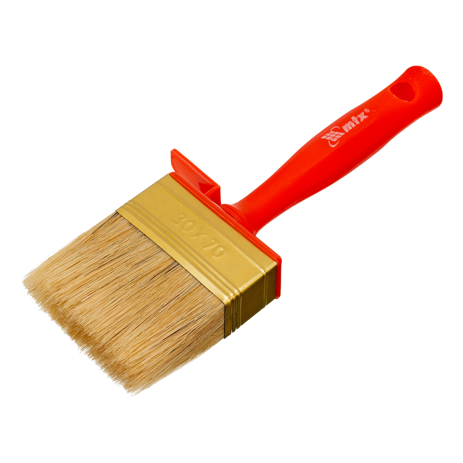 Кисть-ракля, 30 х 70 мм, натуральная щетина, пластмассовый корпус, пластмассовая ручка MTX (84120)