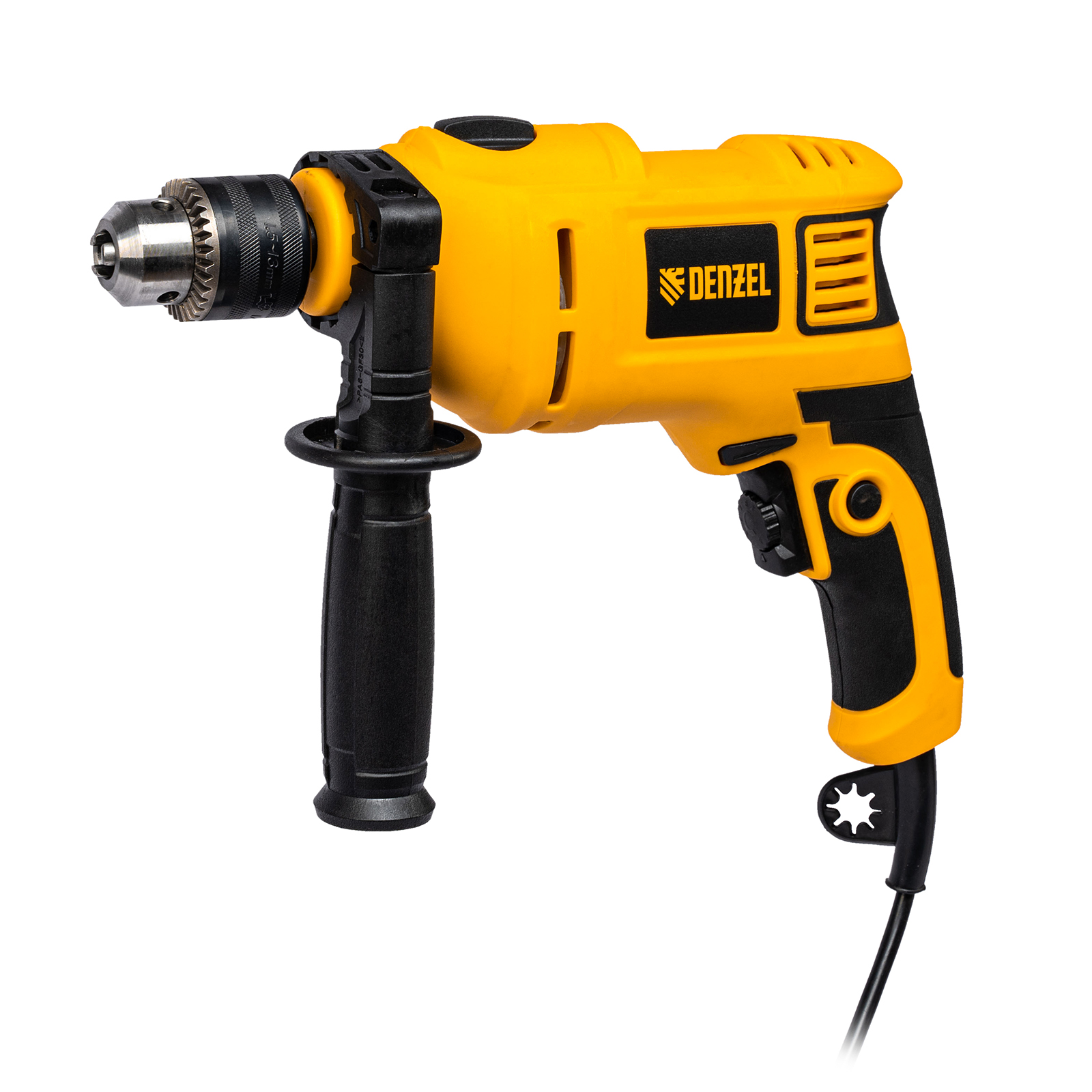 Дрель ударная ID-650, 650 Вт, 0-3000 об/мин, 48000 уд/мин Denzel (26304)