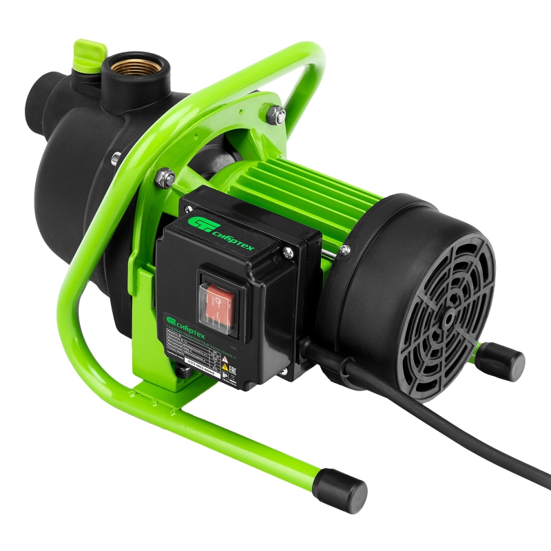 Садовый поверхностный насос СПН650-П, 650 Вт, напор 37 м, 3200 л/ч, пластик Сибртех (97244)