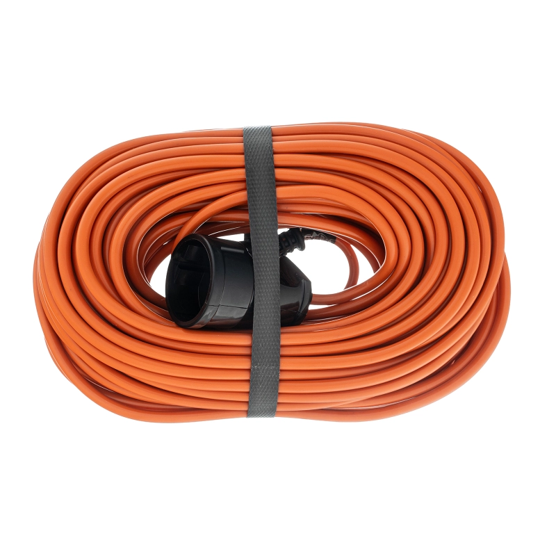 Удлинитель-шнур силовой 30 м, 10A, тип УХ10, 1 розетка, Сибртех (96053)