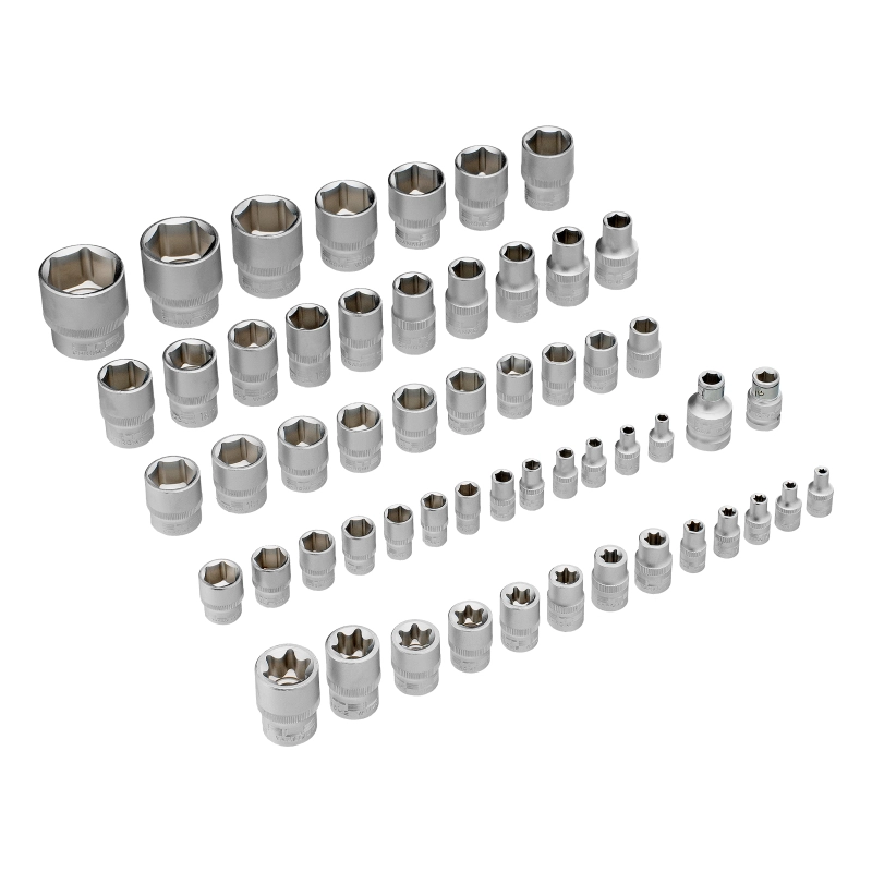 Набор инструментов, 1/4", 3/8", 1/2", Cr-V, S2, усиленный кейс, 151 предмет Stels (14114)