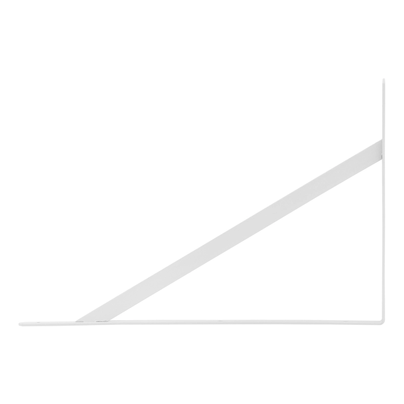 Кронштейн усиленный, 500 х 350 х 30 х 4 мм, белый Сибртех (94048)