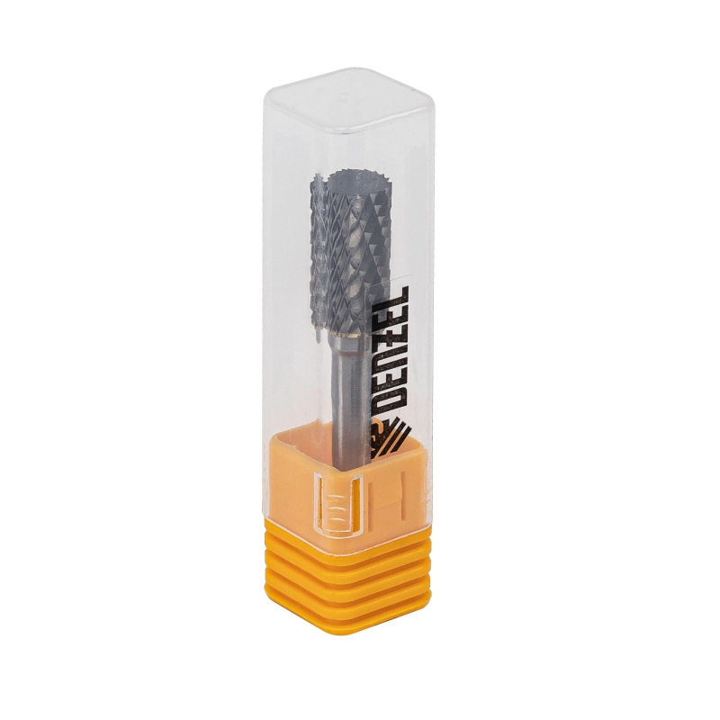 Борфреза по металлу твердосплавная, цилиндрическая, тип-А, 10 мм Denzel (72001)