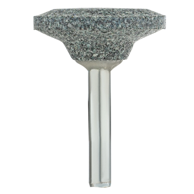 Шарошка абразивная, диск, 32 x 12 мм, для дрели,  хвостовик d6 мм, 63С Denzel (76024)