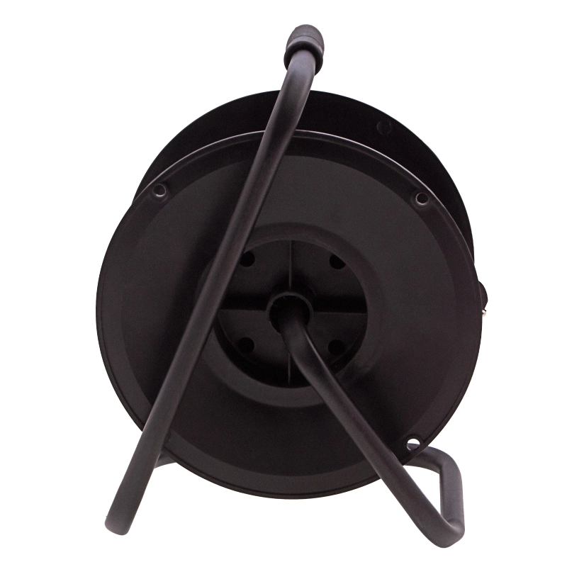 Удлинитель силовой 30 м, 16А, тип УХ10, ПВС, на кабельной катушке, 4 розетки без заземления Сибртех (95863)