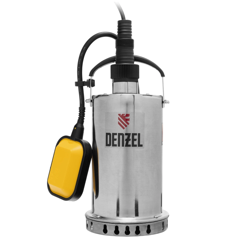 Дренажный насос DP600X, 600 Вт, подъем 7.5 м, 8500 л/ч Denzel (97220)