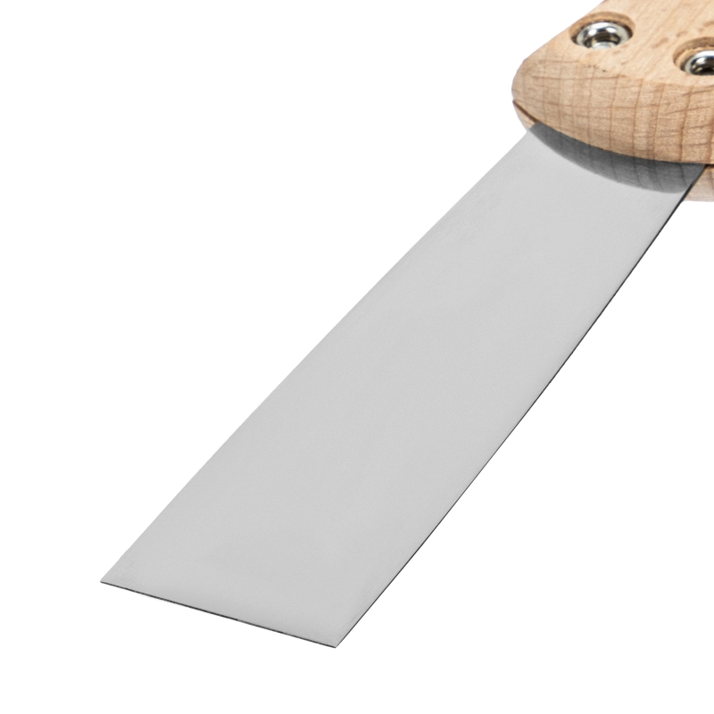 Шпательная лопатка из нержавеющей стали, 30 мм, буковая рукоятка, EFP Matrix (85608)