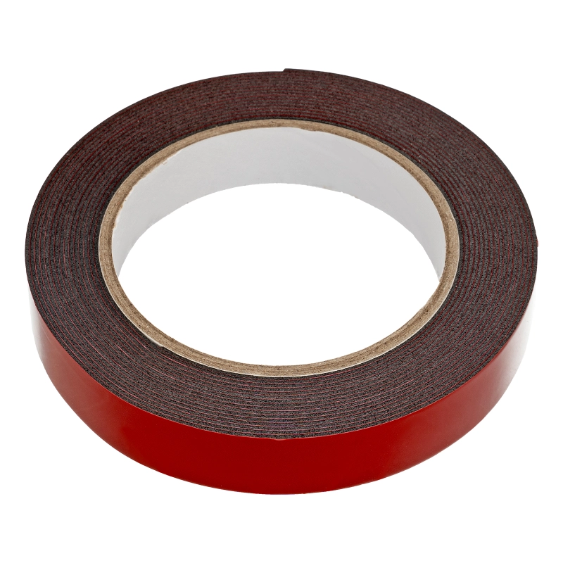 Лента клейкая на вспененной основе усиленная, двусторонняя, черная, 19 мм х 5 м Matrix (89084)