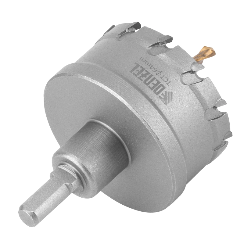 Коронка по металлу твердосплавная, 64 мм Denzel (724018)