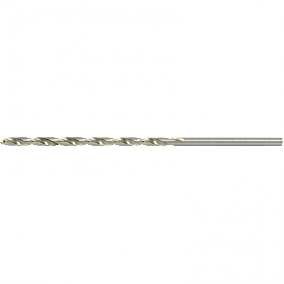 Сверло по металлу, 3.5 х 110 мм, полированное, удл, HSS, 10 шт, цилиндрический хвостовик Matrix (715035)