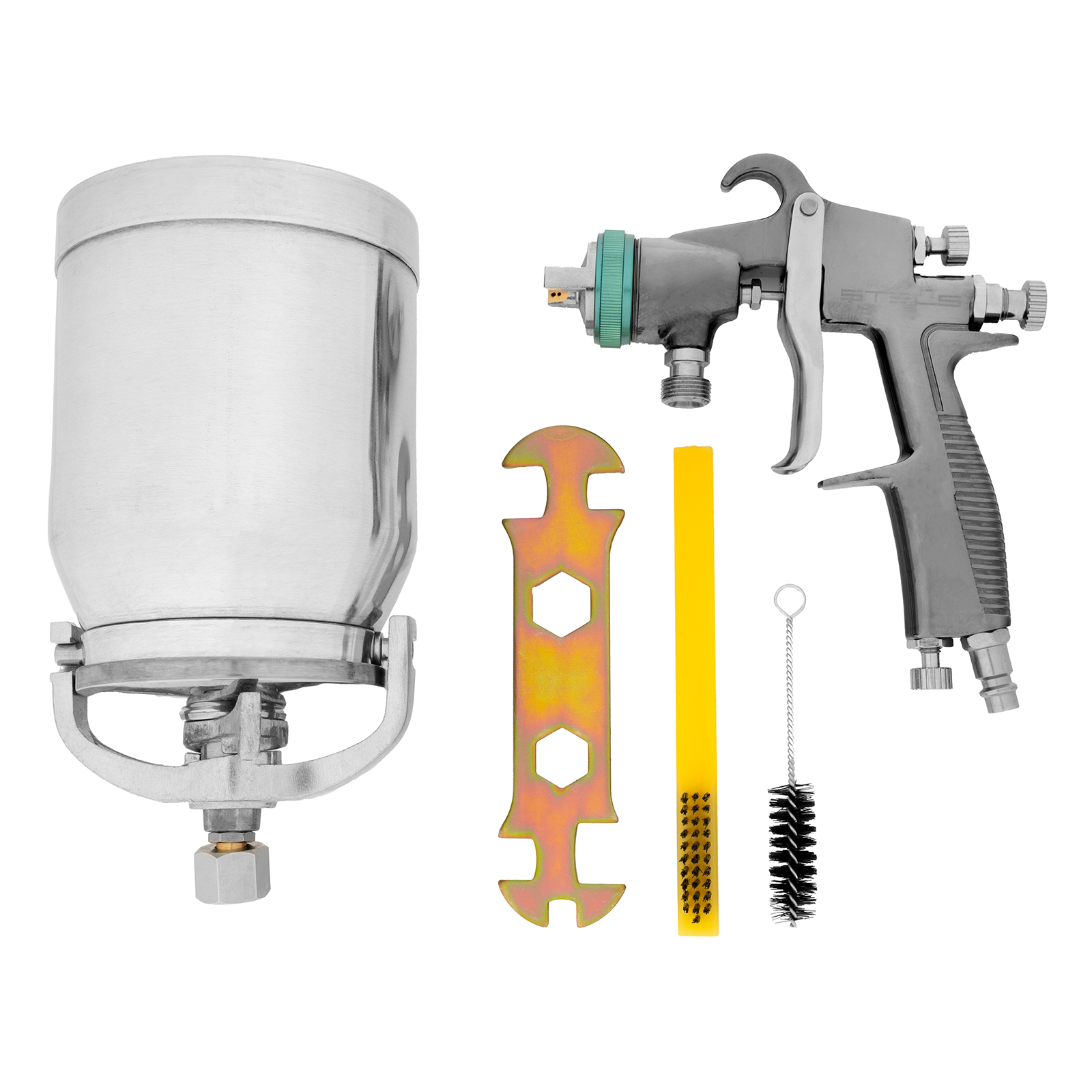 Краскораспылитель AS 951 LVLP, профессиональный, всасывающего типа, сопло 1.5 мм Stels (57368)