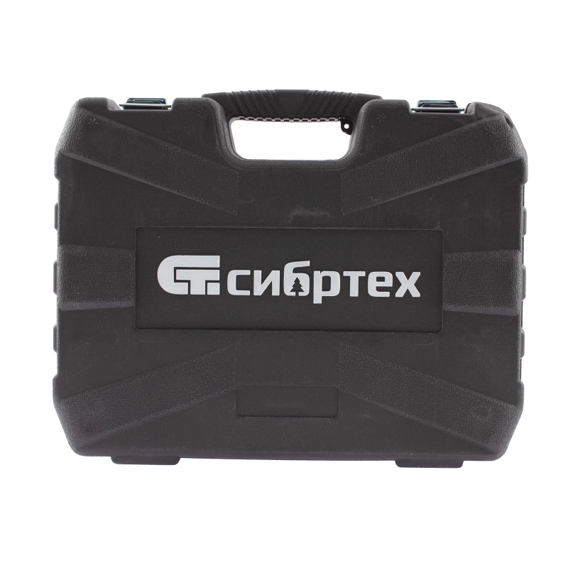 Набор инструмента, 1/2", 1/4", пластиковый кейс, 108 предметов Сибртех (13498)
