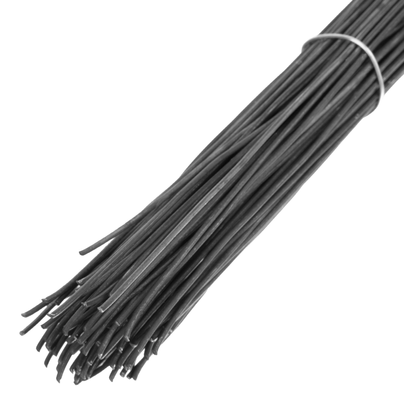 Проволока стальная в прутках 400 мм х 100 шт, вязальная, термообработанная 1.2 мм Сибртех (84915)