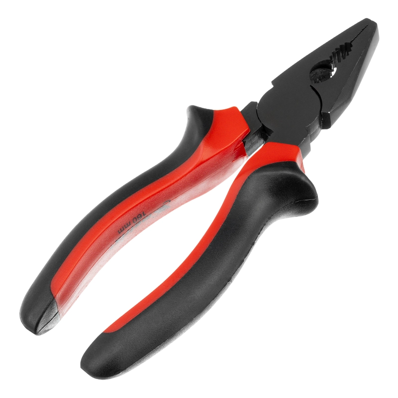 Плоскогубцы комбинированные Black Nickel, 160 мм, двухкомпонентные рукоятки Matrix (16978)