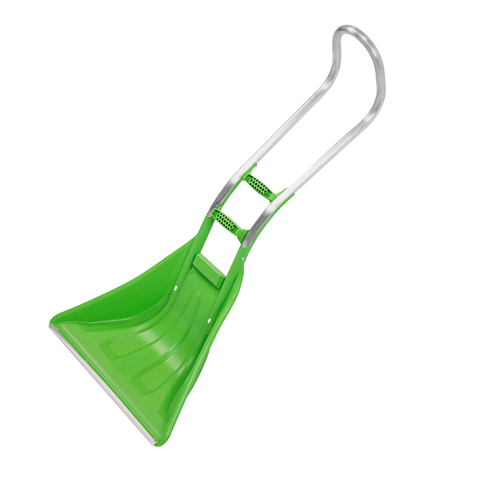 Движок для уборки снега пластиковый, 670 х 530 х 1410 мм, алюминиевая рукоятка, Сибртех (61496)