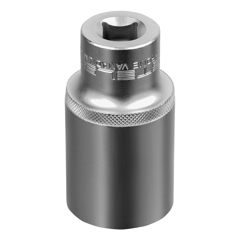 Головка торцевая удлиненная, 30 мм, шестигранная, CrV, под квадрат 1/2 Stels (13885)