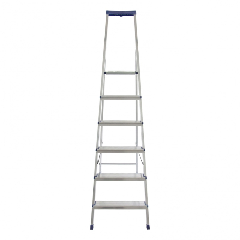 Стремянка алюминиевая с органайзером " Универсал", 6 ступеней, Сибртех (97896)