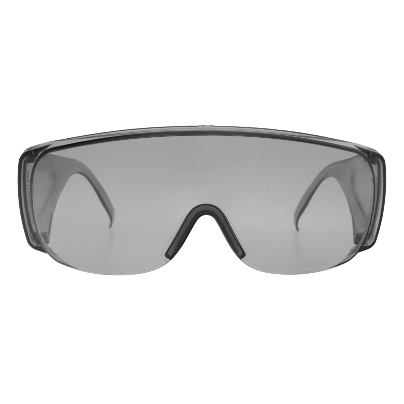 Очки защитные открытого типа, затемненные, ударопрочный поликарбонат Сибртех (89156)