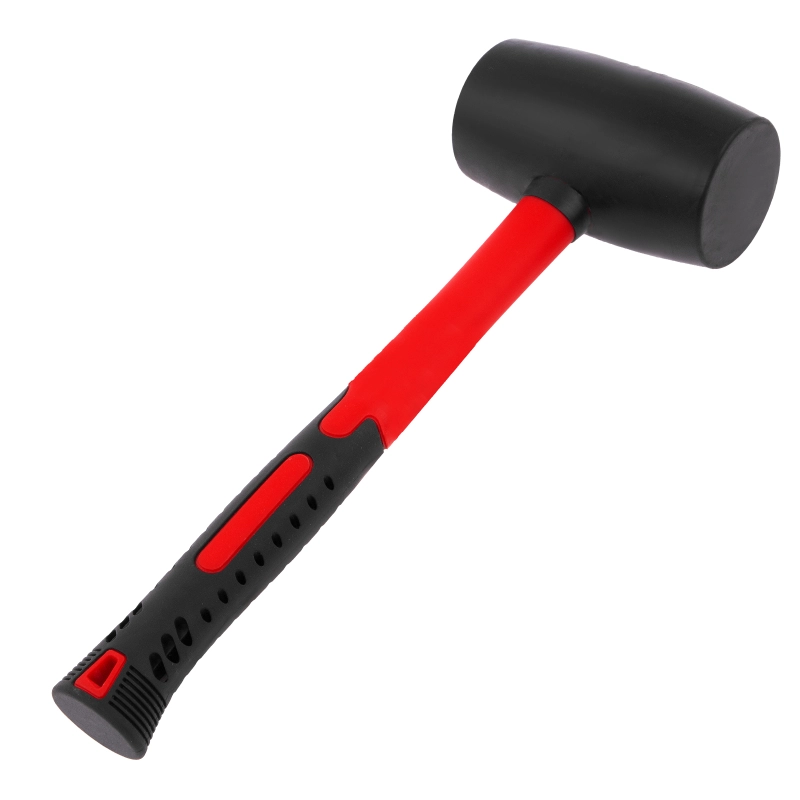 Киянка резиновая, 910 г, черная резина, фибергласовая рукоятка Matrix (11194)